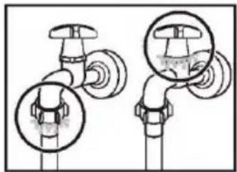 CONTINENTAL EDISON CELL10140S2 - ■ Connecter le tuyau à l'arrivée d'eau - 3