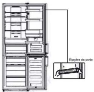 CONTINENTAL EDISON CEFC336NFIX - Inverser la porte - 5