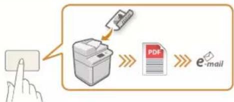 CANON imageRUNNER ADVANCE C255i - Zielwahl einstellungen - 1