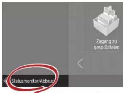 CANON imageRUNNER ADVANCE C255i - Schnelles Überprüfen des Gerätestatus - 1