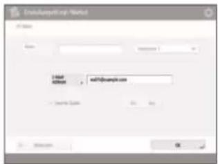 CANON imageRUNNER ADVANCE C255i - Grundlegender Ablauf für die Registrierung von Zieladressen - 5