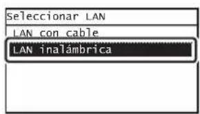 CANON imageRUNNER 2204F - Cambio del método de conexión a una red LAN inalámbrica - 1
