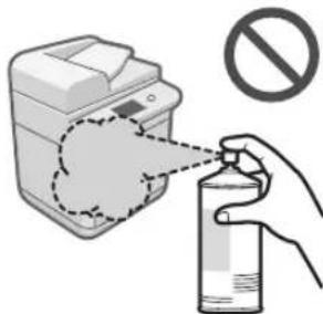 CANON imageRUNNER ADVANCE C3330i - Precauciones de manejo - 3