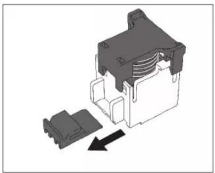 CANON imageRUNNER ADVANCE C3330i - Bereiten Sie das neue Heftklammernmagazin vor. - 2
