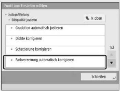 CANON imageRUNNER ADVANCE C3330i - Farben sind verschoben - 1