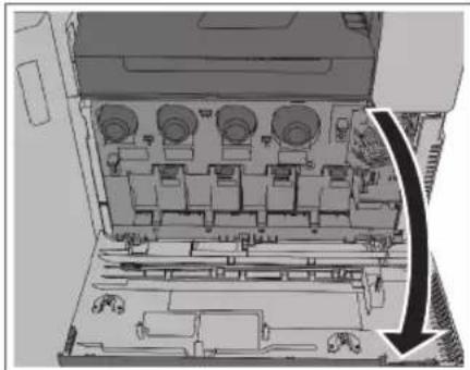 CANON imageRUNNER ADVANCE C3330i - Open the front cover of the main unit. - 1