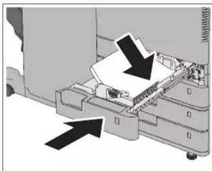 CANON imageRUNNER ADVANCE C3330i - Cargue el papel en el casete. - 1