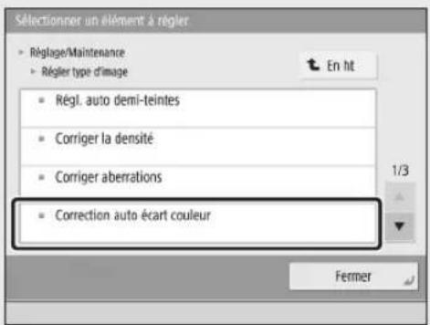 CANON imageRUNNER ADVANCE C3330i - Les couleurs sont décalées - 1