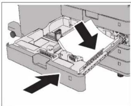 CANON imageRUNNER ADVANCE C3330i - Load the paper stack into the paper drawer. - 2