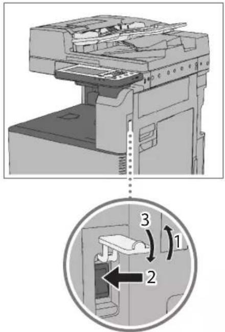 CANON imageRUNNER ADVANCE C3330i - Positionner l'interrupteur sur "I" pourmettre la machine sous tension. - 1