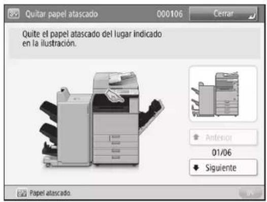 CANON imageRUNNER ADVANCE C3330i - Si se producen atascos de papel - 1