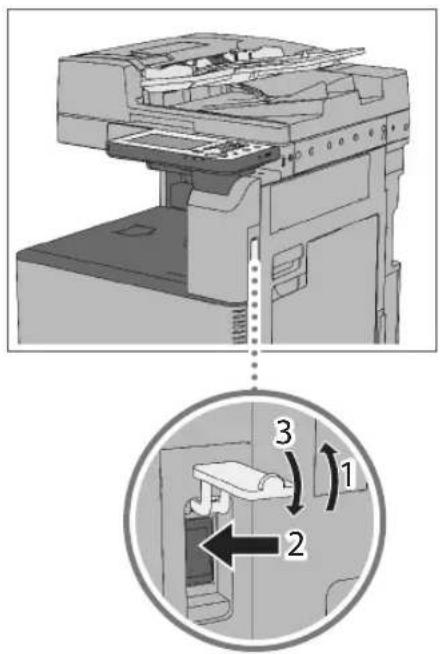 CANON imageRUNNER ADVANCE C3330i - Bringen Sie den Schalter in die Stellung < 1> , um das System einzuschalten. - 1