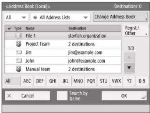 CANON imageRUNNER ADVANCE C3330i - Sending Function - 1