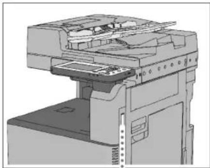 CANON imageRUNNER ADVANCE C3330i - Ausschalten des Systems - 1