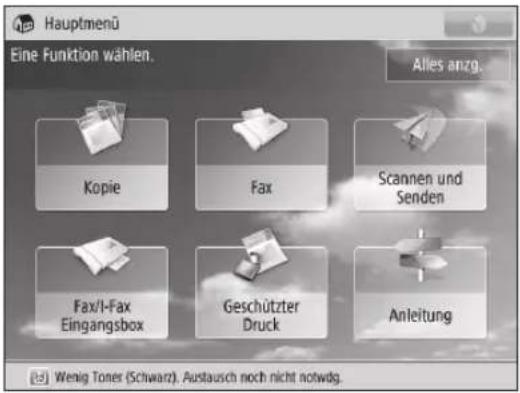CANON imageRUNNER ADVANCE C3330i - Ersetzen der Tonerpatrone - 1