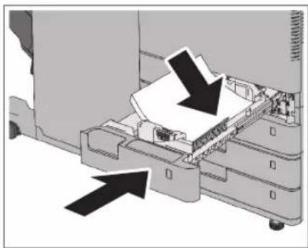 CANON imageRUNNER ADVANCE C3330i - Caricare i fogli nel cassetto. - 1