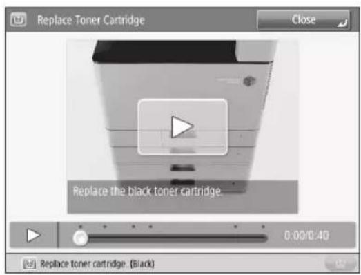CANON imageRUNNER ADVANCE C3330i - If an Error Message Is Displayed - 1