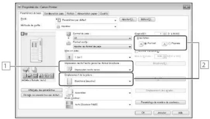 CANON imageRUNNER ADVANCE C3330i - Les régles d'impression recto verso ne fonctionnent pas correctement - 1