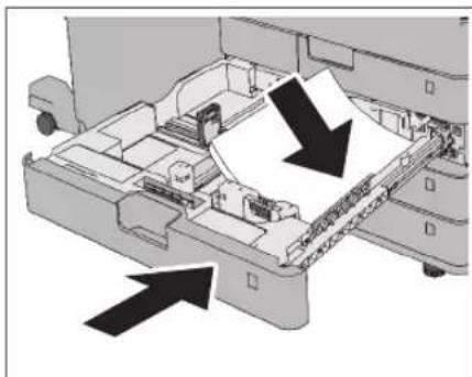 CANON imageRUNNER ADVANCE C3330i - Cargue el papel en el casete. - 2