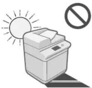 CANON imageRUNNER ADVANCE C3330i - Exposition directe au soleil. - 1