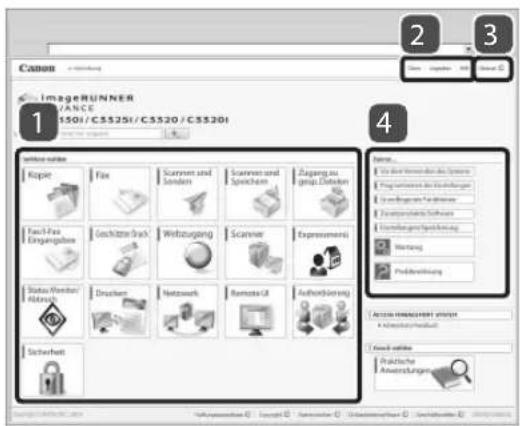 CANON imageRUNNER ADVANCE C3330i - Erste Seite der e-Anleitung - 1