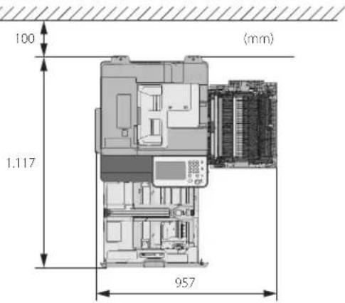 CANON imageRUNNER ADVANCE C3330i - Wenn D-ADF AQ1 angeschlotten ist: - 1