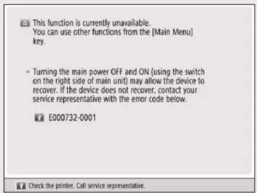 CANON imageRUNNER ADVANCE C3330i - When the Print or Scan Function Does Not Operate Normally - 1