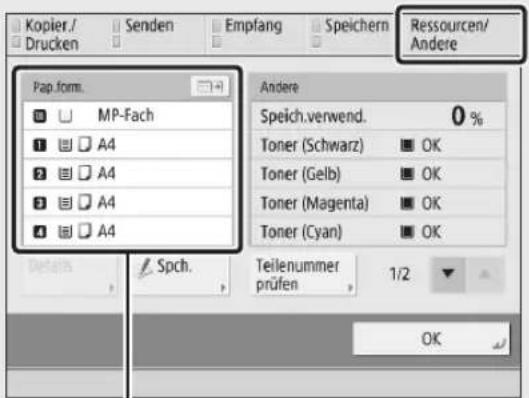CANON imageRUNNER ADVANCE C3330i - HINWEIS - 1