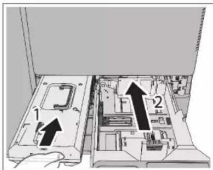 CANON imageRUNNER ADVANCE C3330i - Inserire il nuovo serbatoio del toner di scarto nell'unità principale. - 1