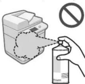 CANON imageRUNNER ADVANCE C3330i - Precauzioni per l'uso - 3