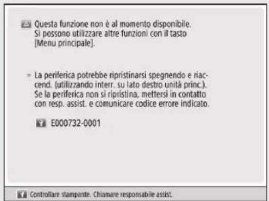 CANON imageRUNNER ADVANCE C3330i - Quando la funzione di stampa o scansion non opera normalmente - 1