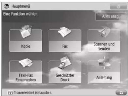CANON imageRUNNER ADVANCE C3330i - HINWEIS - 1