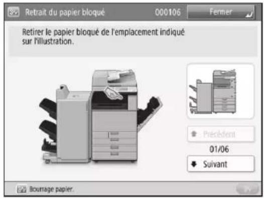 CANON imageRUNNER ADVANCE C3330i - Bourrage de papier - 1