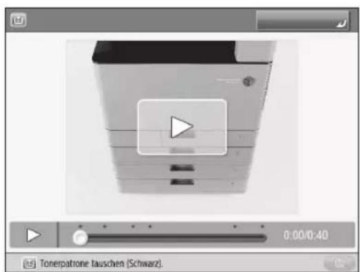 CANON imageRUNNER ADVANCE C3330i - Wenne eine Fehlermeldung angezeigt wird - 1