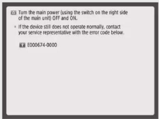 CANON imageRUNNER ADVANCE C3330i - When You Need to Contact Your Local Authorized Canon Dealer - 1