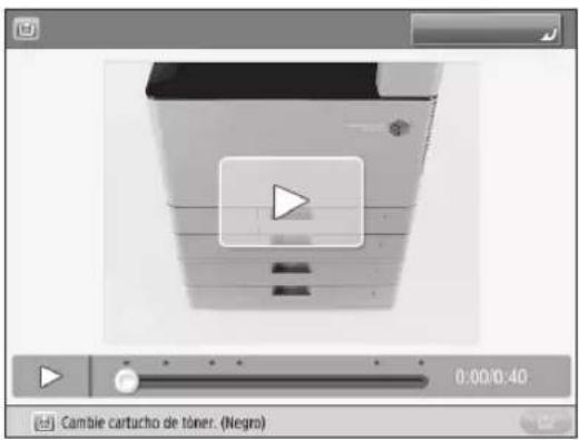 CANON imageRUNNER ADVANCE C3330i - Si aparece un mensaje de error - 1