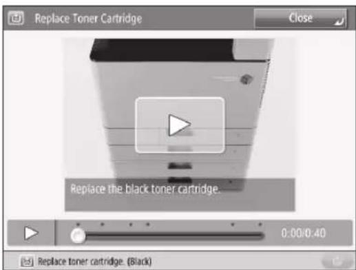 CANON imageRUNNER ADVANCE C3330i - Replacing the Toner Cartridge - 2