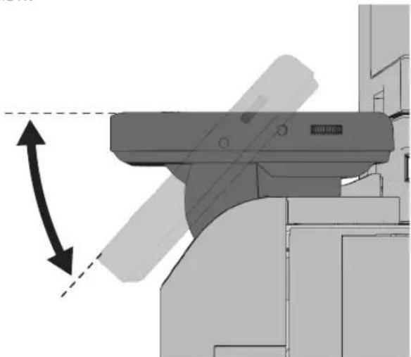 CANON imageRUNNER ADVANCE C3330i - Adjusting the Angle of the Control Panel - 1