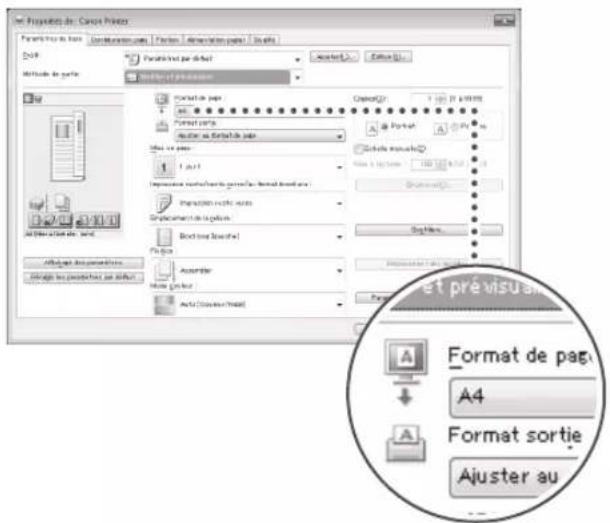 CANON imageRUNNER ADVANCE C3330i - Choisir papier Cople Impression - 2