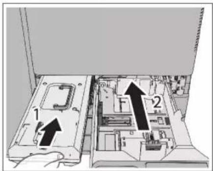 CANON imageRUNNER ADVANCE C3330i - Inserte el nuevo depuesto de toner residual en launidad principal. - 1