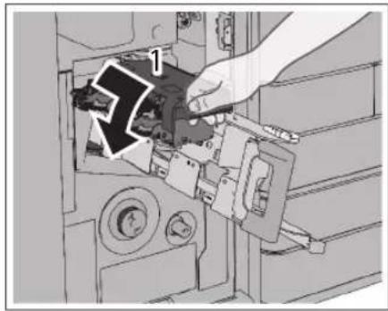 CANON imageRUNNER ADVANCE C3330i - Remetre en place l'agrafeuse avec piqure a cheval. - 1