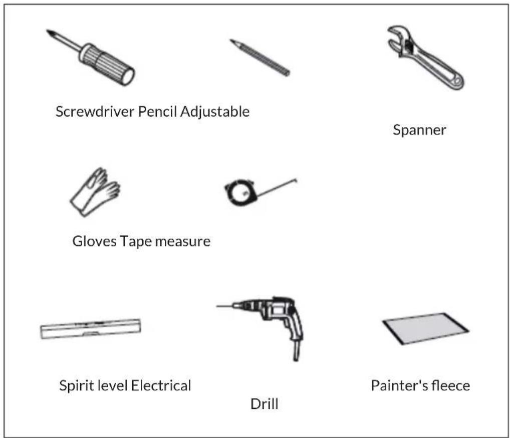 Blumfeldt Fairmont 50 - REQUIRED TOOLS - 1
