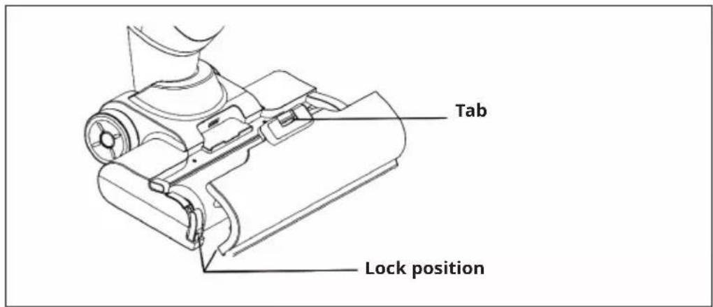 Klarstein Caswell Plus - Installing the viewing window on the roller brush - 1