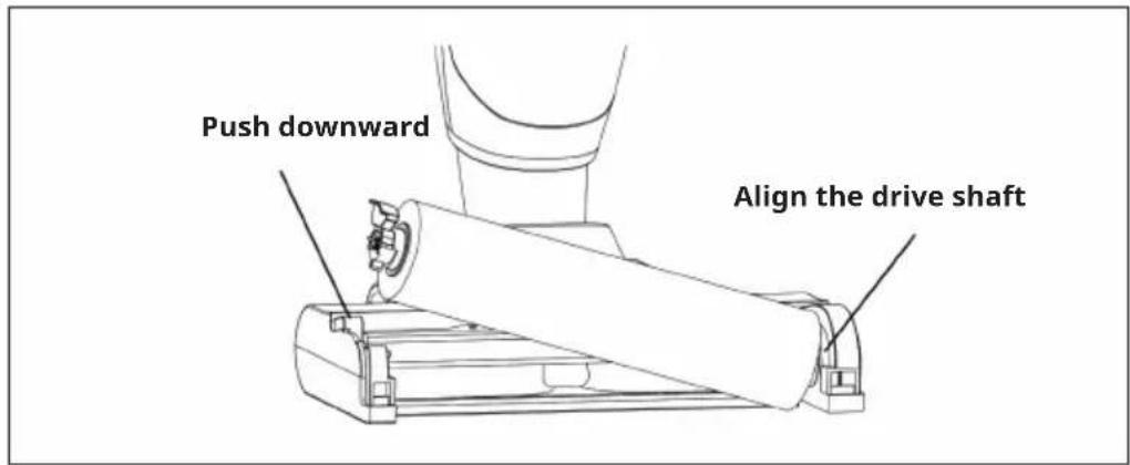 Klarstein Caswell Plus - Installing the roller brush - 1