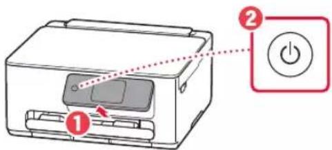 CANON PIXMA TS7640i - Увімкнення принтера - 2