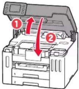 CANON MAXIFY GX5550 - Удаление оранжевой ленты - 2