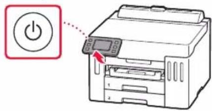 CANON MAXIFY GX5550 - Включение принтера - 2