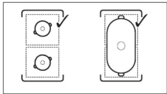 AEG NCP84C01CB - Utilisation des zones de cuisson - 2