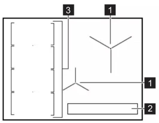 AEG NII84R00FB - Cooking surface layout - 1