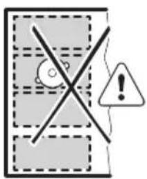 AEG NIK95I00FB - Incorrect cookware position: - 2